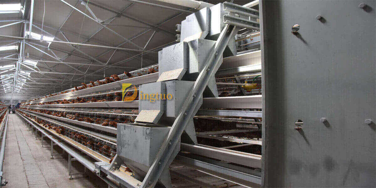4 tiers automatic chicken cage photo